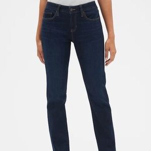 GAP Mid Rise Real Straight Jeans